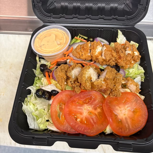 Chicken Salad, Grilled or Crispy.