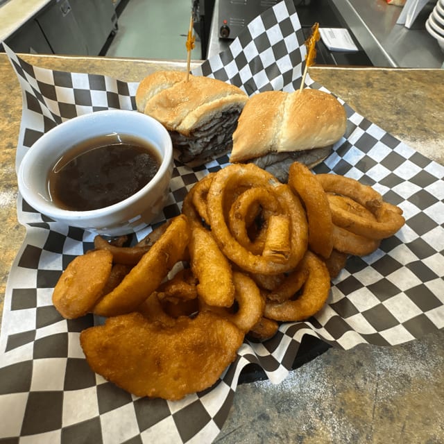 French Dip Sandwich.