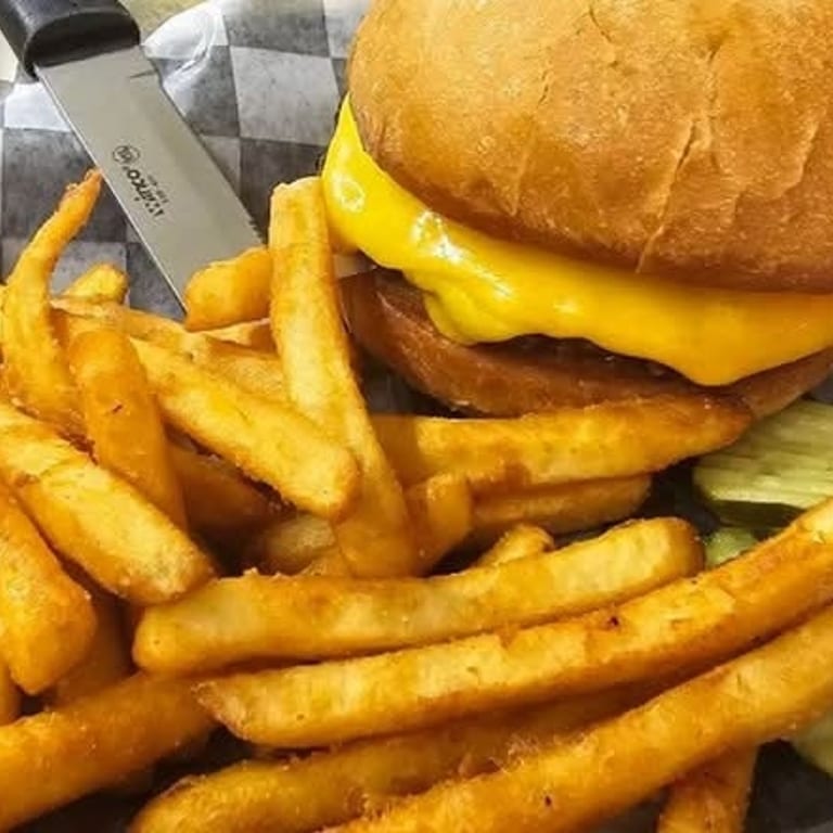 Indulge in Our Double Cheeseburger